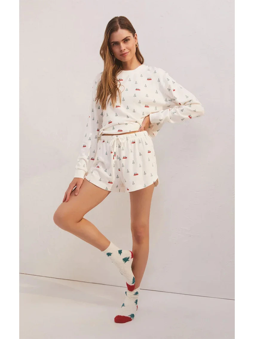 Classic Tree Long Sleeve Short Sleeve Fleece Pajamas Set Cartoon Pattern Soft Cotton Sleepwear for Youth Spring Summer
Classic Tree Long Sleeve Short Sleeve Fleece Pajamas Set Cartoon Pattern Soft Cotton Sleepwear for Youth Spring Summer