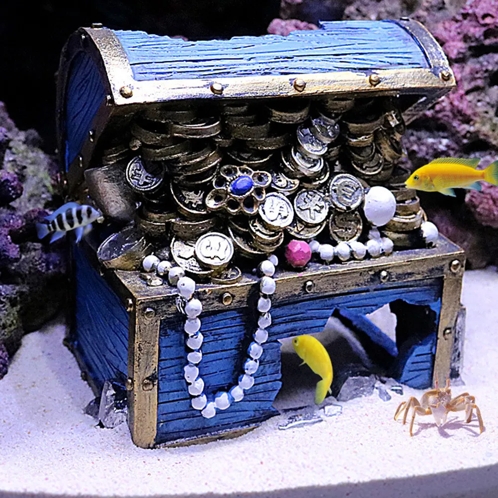1Pcs Hollow Treasure Chest Aquarium Ornament Resin Fish Tank Decoration for Freshwater Saltwater Tanks Safe Non-Toxic Scenic
1Pcs Hollow Treasure Chest Aquarium Ornament Resin Fish Tank Decoration for Freshwater Saltwater Tanks Safe Non-Toxic Scenic