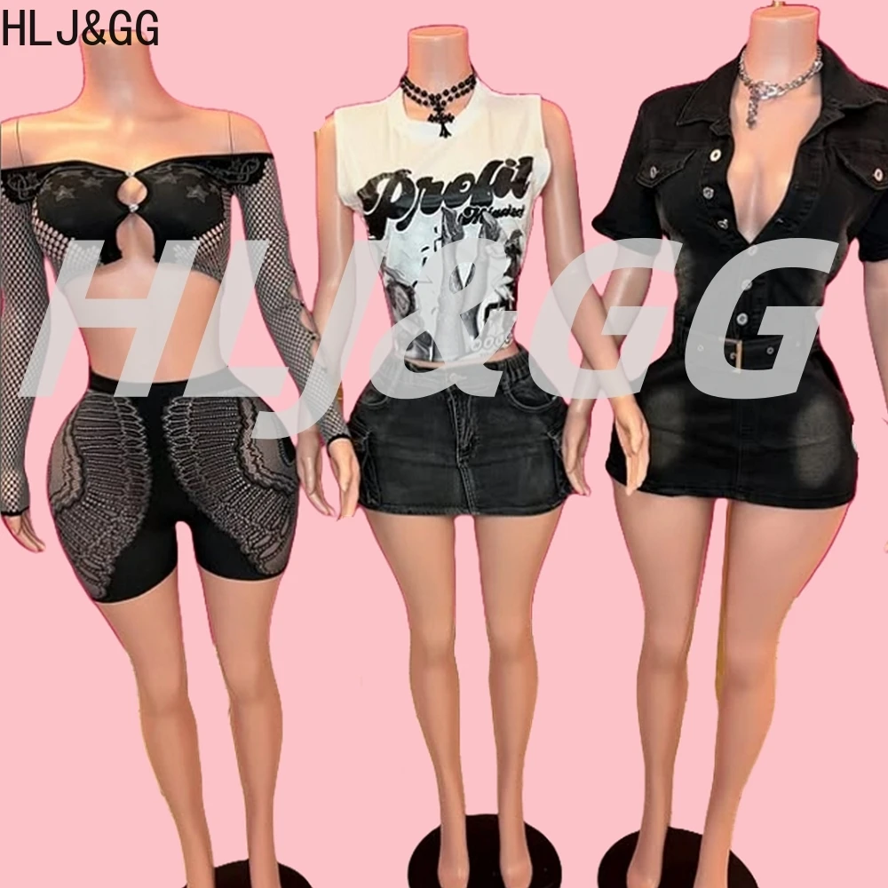 HLJ&GG Y2K Fashion Retro Pattern Print Two Piece Sets Women Round Neck Sleeveless Top And Denim Mini Skirts Outfits Streetwear
HLJ&GG Y2K Fashion Retro Pattern Print Two Piece Sets Women Round Neck Sleeveless Top And Denim Mini Skirts Outfits Streetwear