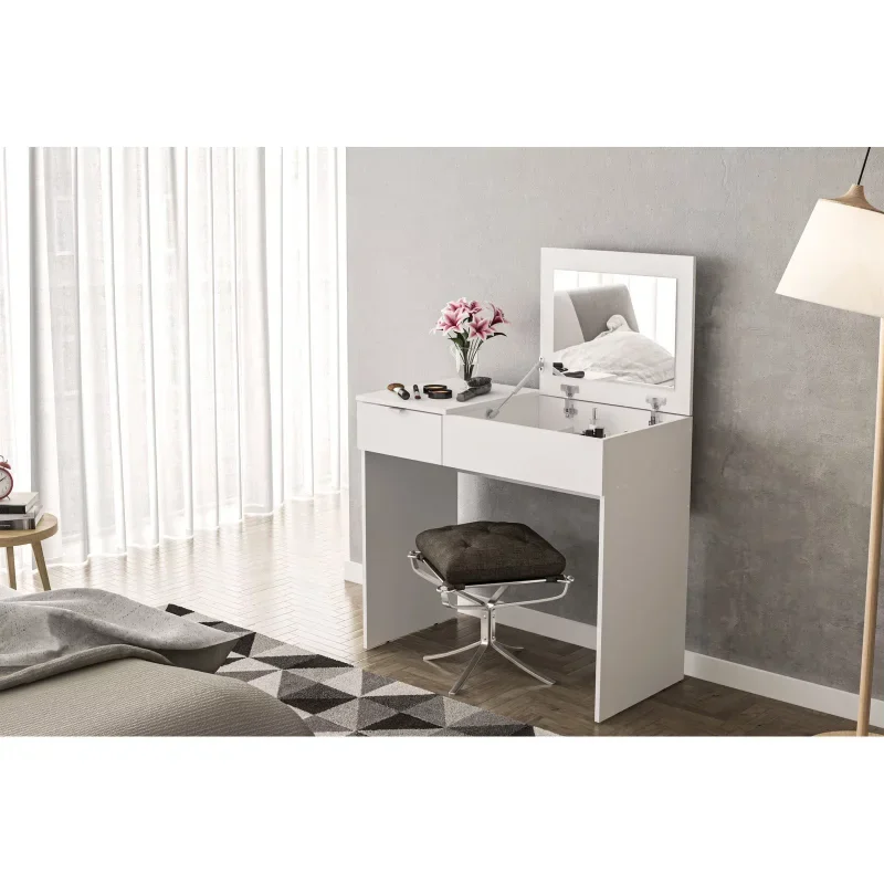 Polifurniture Modern Pull Top Bedroom Vanity Desk, White Finish dressers for bedroom
Polifurniture Modern Pull Top Bedroom Vanity Desk, White Finish dressers for bedroom