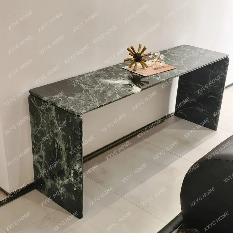 Y2 Italian minimalist natural marble entrance table villa large apartment high-end entrance table
Y2 Italian minimalist natural marble entrance table villa large apartment high-end entrance table