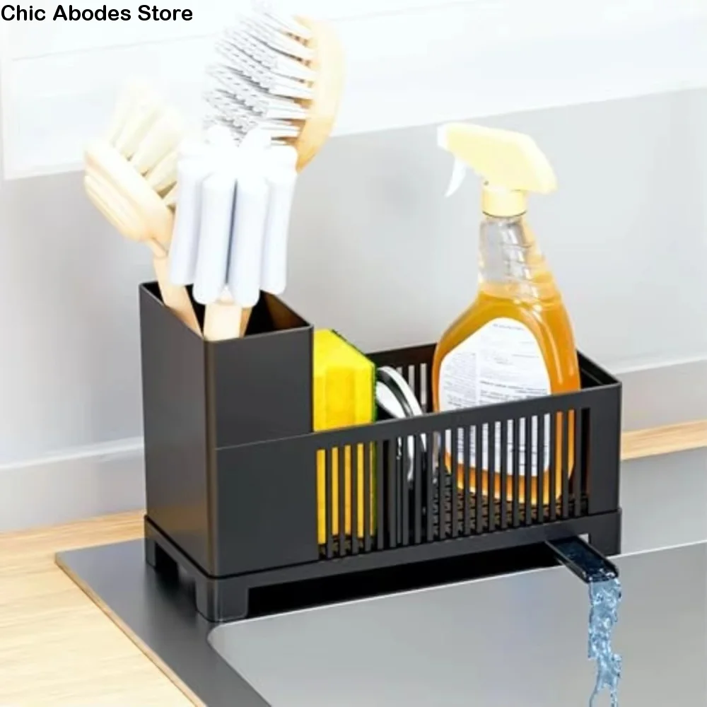 Well-ventilated Kitchen Sink Organizer Plastic Space-saving Sink Sponge Storage Basket Sponge Holder Kitchen Drain Rack
Well-ventilated Kitchen Sink Organizer Plastic Space-saving Sink Sponge Storage Basket Sponge Holder Kitchen Drain Rack