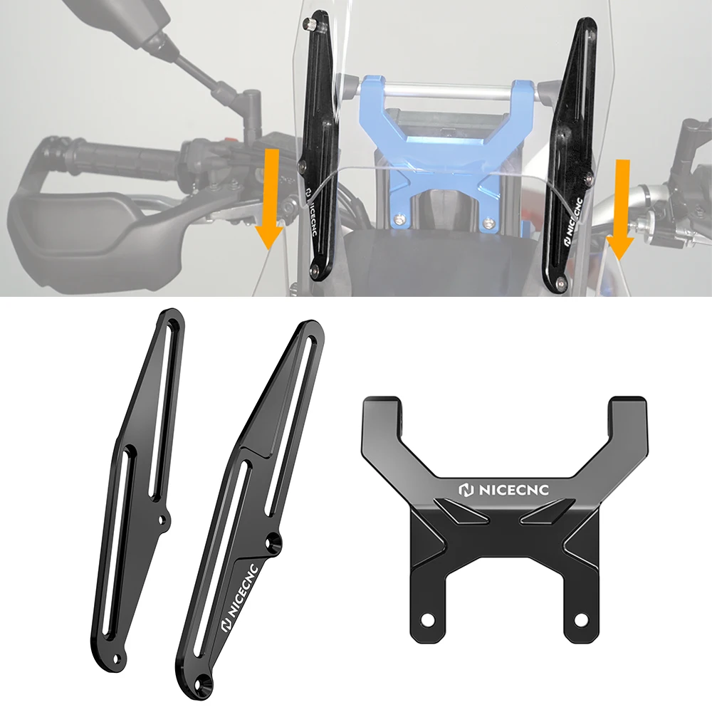 NICECNC For Yamaha Tenere 700 2019-2023 Adjusters Windshield Bracket Windscreen Dash Stabilizer Support Tenere 700 Accessories
NICECNC For Yamaha Tenere 700 2019-2023 Adjusters Windshield Bracket Windscreen Dash Stabilizer Support Tenere 700 Accessories