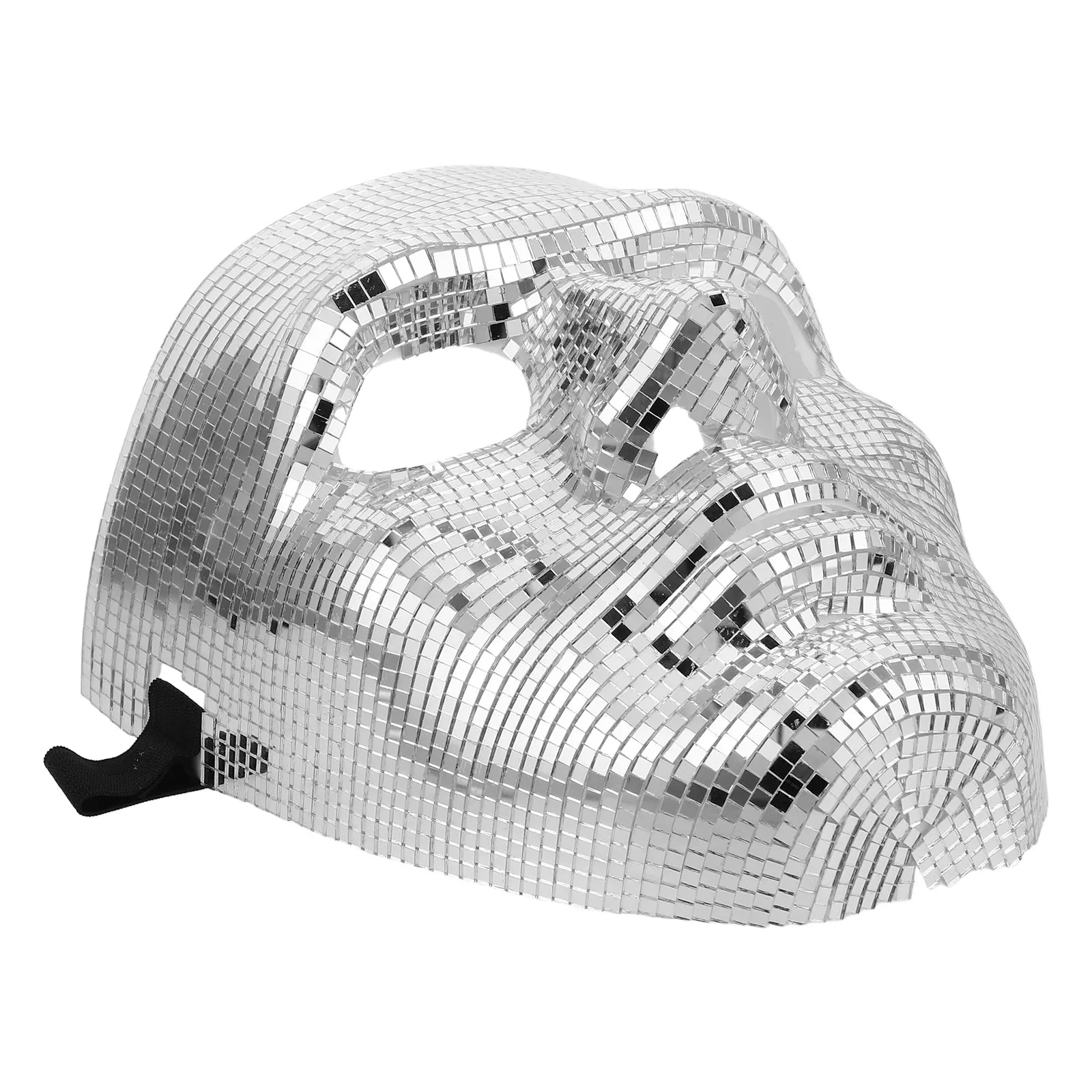 Disco Ball Silver Reflective Surface Adjustable Strap Costume Party Masquerade Face Cover Full Face Mask Halloween CosplayFace
Disco Ball Silver Reflective Surface Adjustable Strap Costume Party Masquerade Face Cover Full Face Mask Halloween CosplayFace