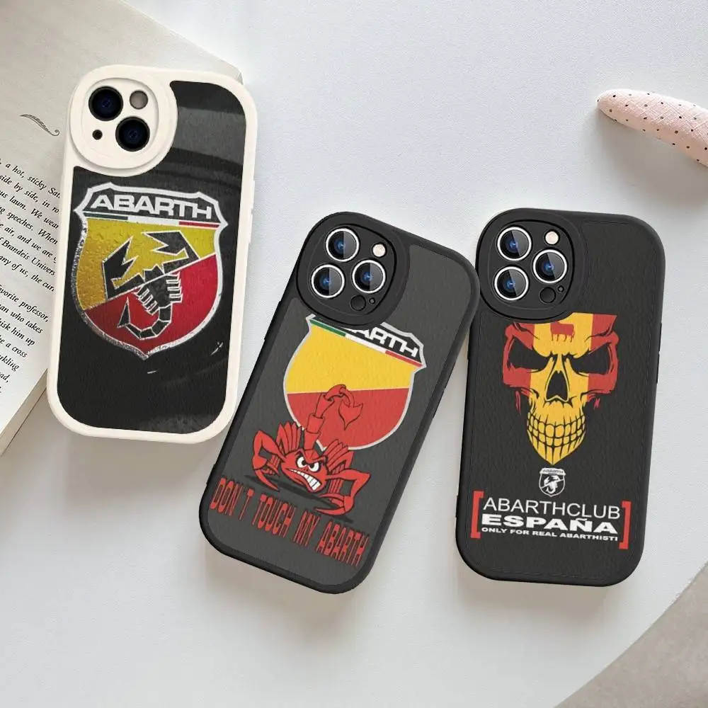 Italy Famous Car A-ABARTH Logo Phone Case Hard Leather For IPhone 14 13 16 Mini 15 14 11 12 Pro Max Plus Fundas
Italy Famous Car A-ABARTH Logo Phone Case Hard Leather For IPhone 14 13 16 Mini 15 14 11 12 Pro Max Plus Fundas