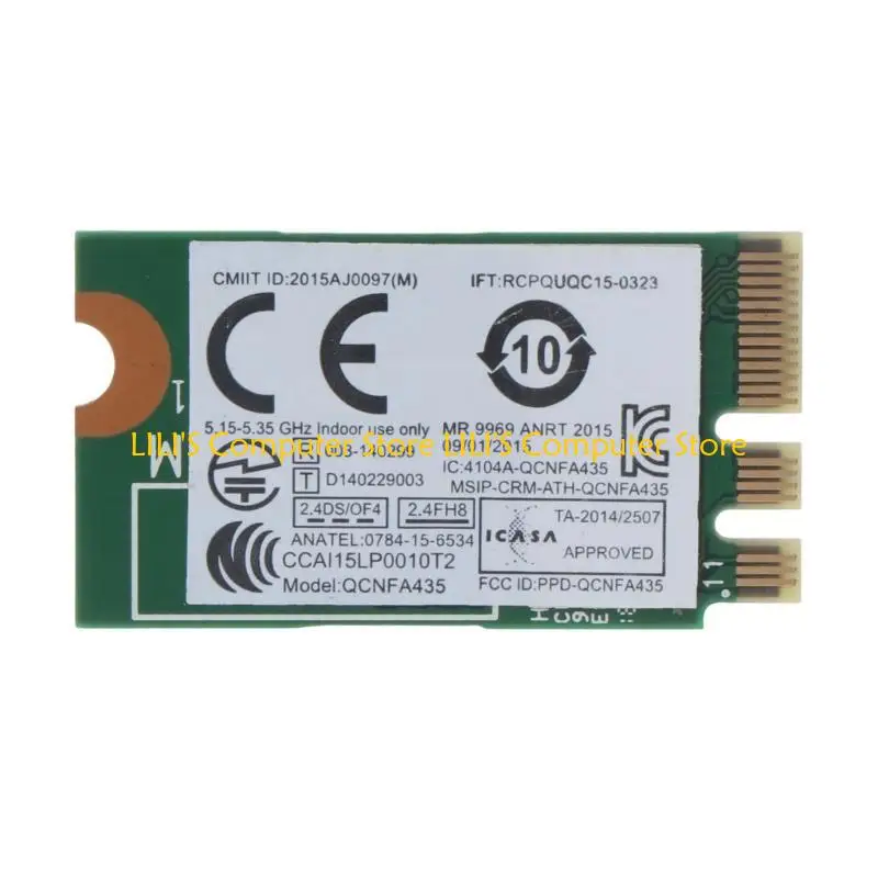 A52B QCNFA435 2,4G/5 ГГц двойной беспроводной карты беспроводной карты 802.11AC Замена
A52B QCNFA435 2,4G/5 ГГц двойной беспроводной карты беспроводной карты 802.11AC Замена
