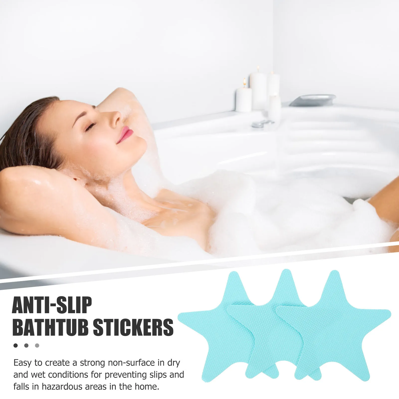 20Pcs Bathroom Anti Slip Sticker Pentagram Design Waterproof Non-Skid Ground Stickers for Bathtub Shower
20Pcs Bathroom Anti Slip Sticker Pentagram Design Waterproof Non-Skid Ground Stickers for Bathtub Shower