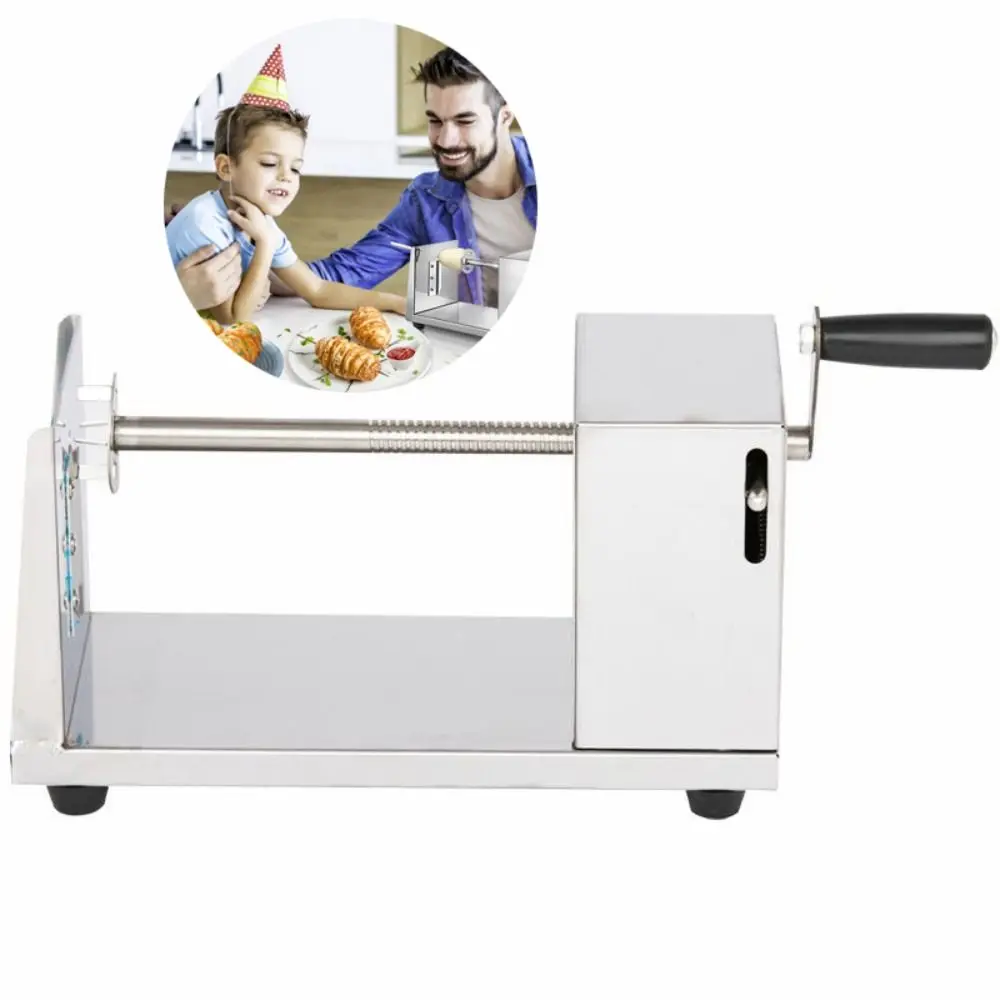 High Quality Stainless Steel Potato Cutter Easy To Use Wear Resistant Potato Spiral Cutter Potato Slicer Home Cooking
High Quality Stainless Steel Potato Cutter Easy To Use Wear Resistant Potato Spiral Cutter Potato Slicer Home Cooking