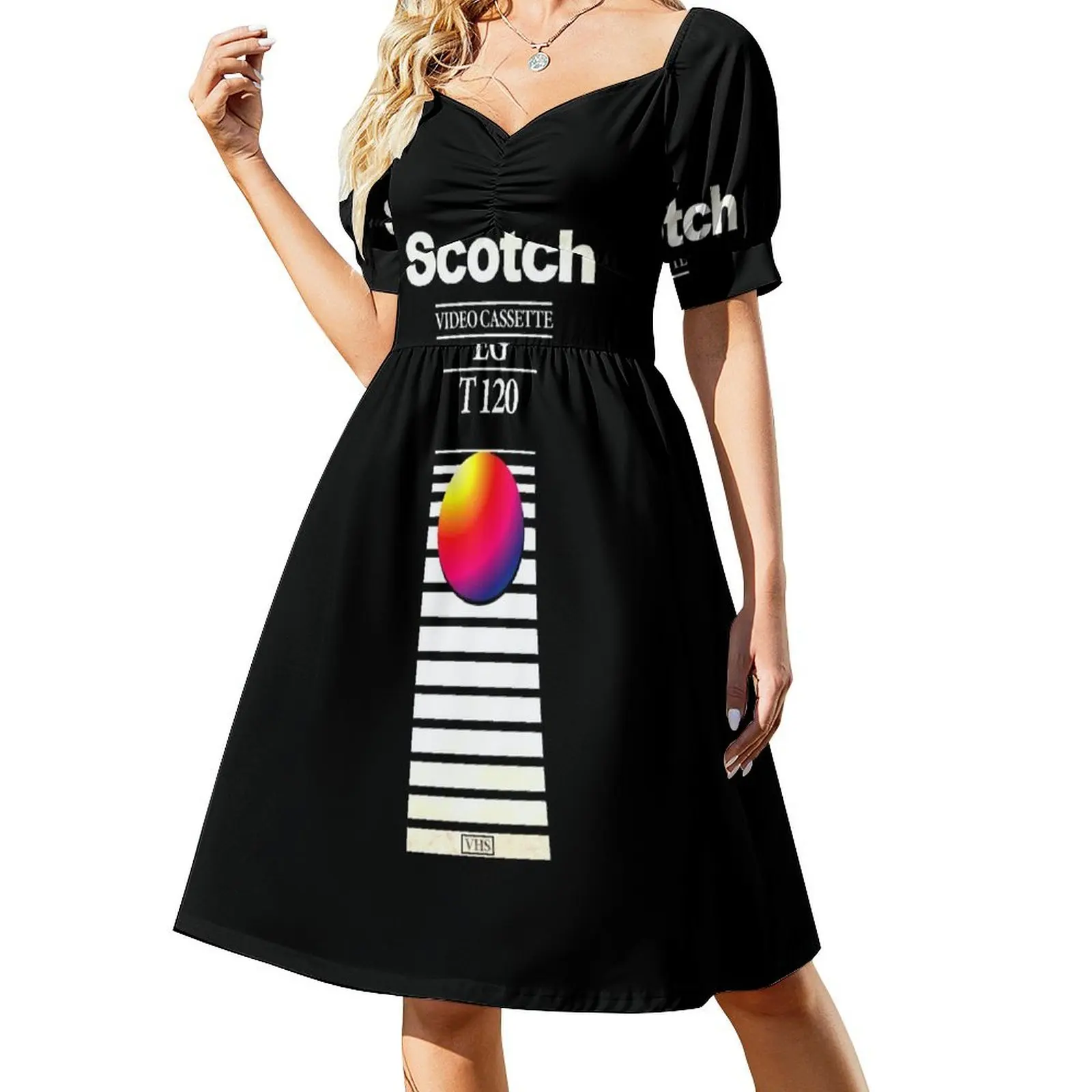 VHS Tape - Eighties Short-Sleeved Dress dress women summer dress women summer 2025
VHS Tape - Eighties Short-Sleeved Dress dress women summer dress women summer 2025