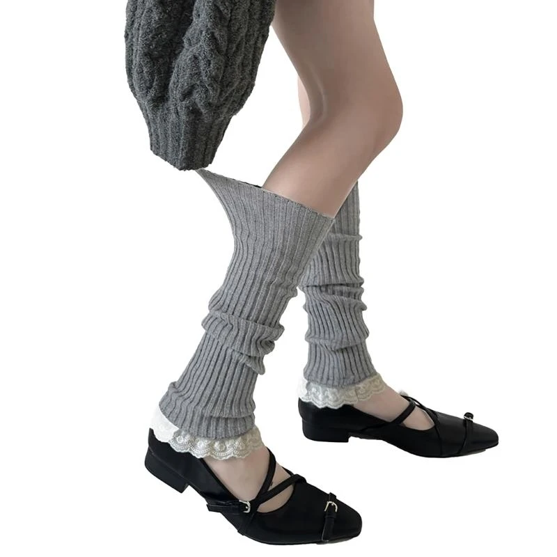 Эстетичные элегантные кружевные гетры с рюшами и подолом для женщин, балетный стиль, ребристые вязаные носки с рукавами до икры,
Эстетичные элегантные кружевные гетры с рюшами и подолом для женщин, балетный стиль, ребристые вязаные носки с рукавами до икры,