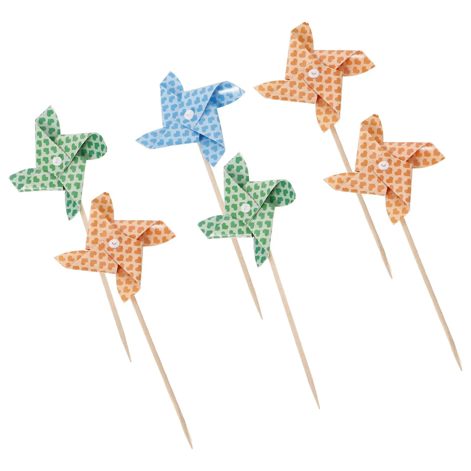 6 Pcs Tiny Windmill Cake Inserting Card Decoration Pinwheel Toothpicks Birthday Party
6 Pcs Tiny Windmill Cake Inserting Card Decoration Pinwheel Toothpicks Birthday Party