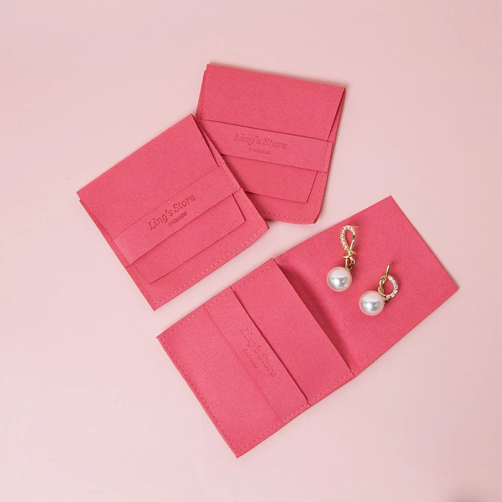 50/100 шт. персонализированный логотип розово-розовые ювелирные изделия из микрофибры, сумка-конверт, бархатный чехол для серег, колец, браслета, ожерелья, мешка
50/100 шт. персонализированный логотип розово-розовые ювелирные изделия из микрофибры, сумка-конверт, бархатный чехол для серег, колец, браслета, ожерелья, мешка