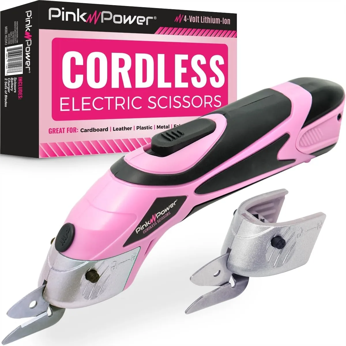 Cordless Electric Scissors Fabric Cutter For Sewing Crafts Box Carpet Scrapbooking - Heavy Duty Rotary Shear Cutting Tool With Rechargeable Battery
Cordless Electric Scissors Fabric Cutter For Sewing Crafts Box Carpet Scrapbooking - Heavy Duty Rotary Shear Cutting Tool With Rechargeable Battery