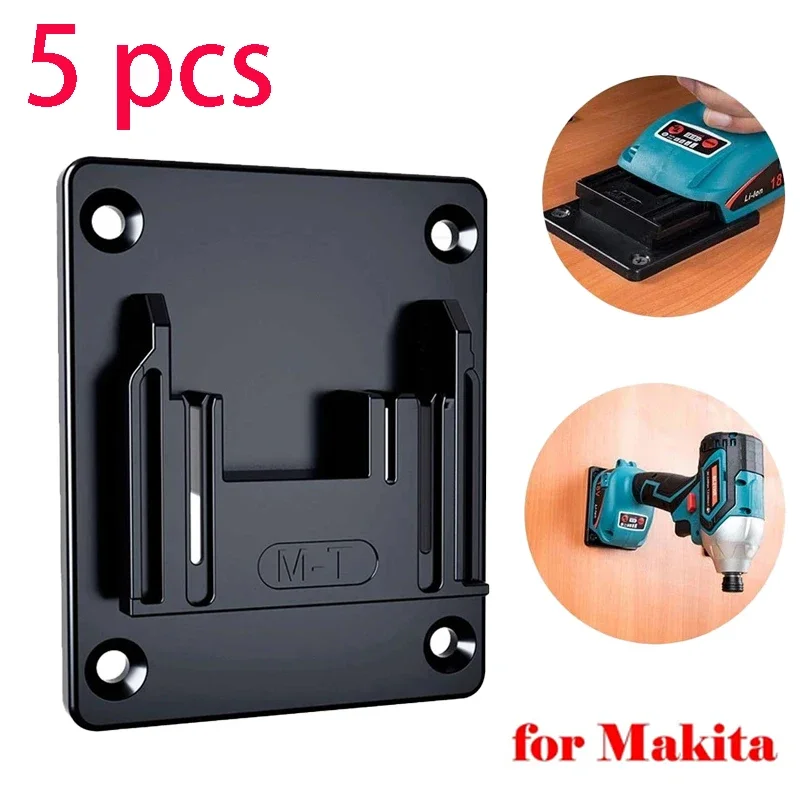 5pcs Wall Mounted Machine Storage Rack Power Tool Holder Stand Fixture Base Tool Storage Rack for Makita/Bosch/Devault/Milwaukee
5pcs Wall Mounted Machine Storage Rack Power Tool Holder Stand Fixture Base Tool Storage Rack for Makita/Bosch/Devault/Milwaukee