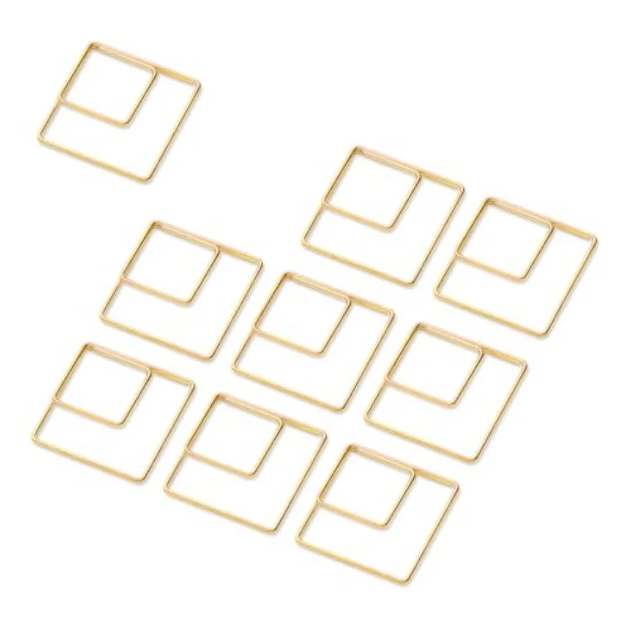 Geometric Paper Clips, 60 Pcs Rhombus Stainless Steel Paperclips, Gold Paper Clip Supplies for Organizing Documents, School, Ho
Geometric Paper Clips, 60 Pcs Rhombus Stainless Steel Paperclips, Gold Paper Clip Supplies for Organizing Documents, School, Ho