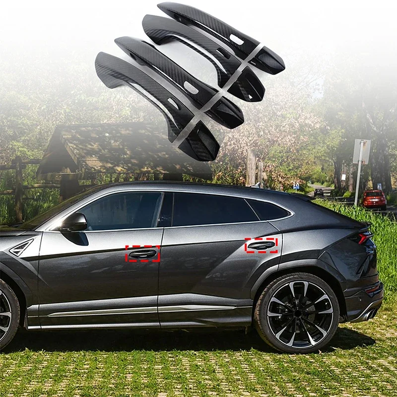 8Pcs Real Carbon Fiber For Lamborghini URUS 2018-2021 Car styling Car exterior handle cover decoration sticker Car accessories 
8Pcs Real Carbon Fiber For Lamborghini URUS 2018-2021 Car styling Car exterior handle cover decoration sticker Car accessories