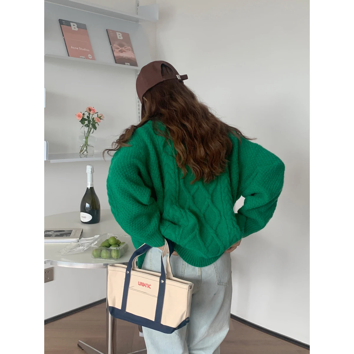 een Knitted Sweater Women's Loose Lazy Sle Outerwear Overhead Thiened Autumn Winter Vintage Twist Knitted Top
een Knitted Sweater Women's Loose Lazy Sle Outerwear Overhead Thiened Autumn Winter Vintage Twist Knitted Top