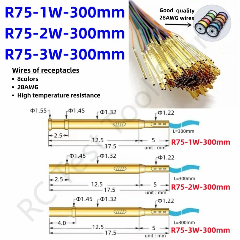 Φ 2W 3W 1S 2S 3S, латунная трубка, розетка для весны, Φ, игловая втулка для сиденья диаметром 1,32 мм, провод 28AWG 300 мм
Φ 2W 3W 1S 2S 3S, латунная трубка, розетка для весны, Φ, игловая втулка для сиденья диаметром 1,32 мм, провод 28AWG 300 мм