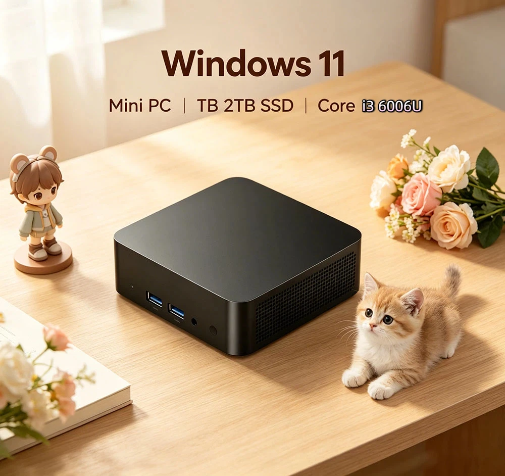 Pure Mini PC Windows 11 Pro Core i3 6006U 32GB RAM 1TB 2TB SSD WiFi 6 BT5.2 4K HD Office Study PC 3 Years Warranty
Pure Mini PC Windows 11 Pro Core i3 6006U 32GB RAM 1TB 2TB SSD WiFi 6 BT5.2 4K HD Office Study PC 3 Years Warranty