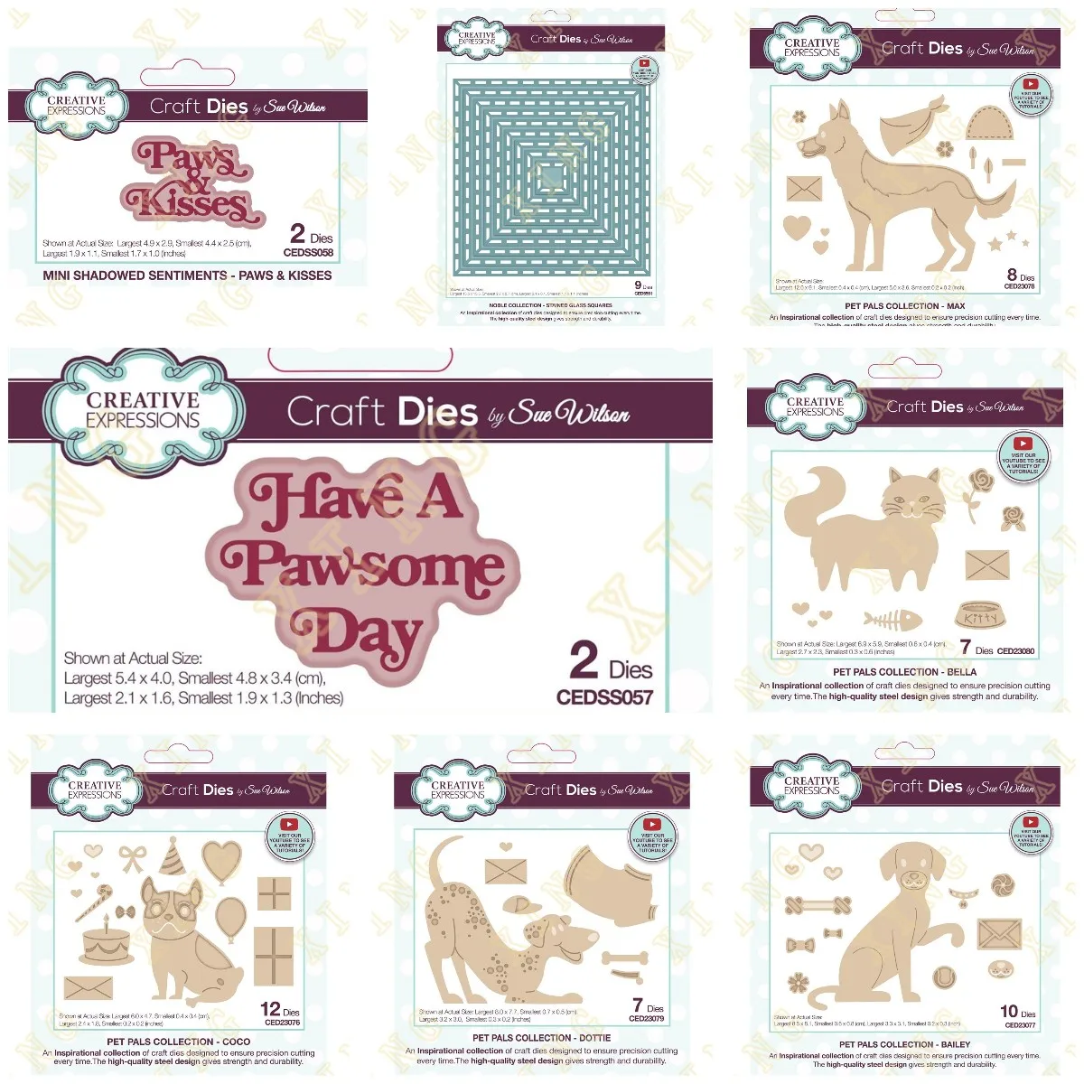 2024 New Arrival Pet Pals Paws and Kisses Cutting Dies Craft Embossing Make Paper Greeting Card Making Template DIY Handmade
2024 New Arrival Pet Pals Paws and Kisses Cutting Dies Craft Embossing Make Paper Greeting Card Making Template DIY Handmade