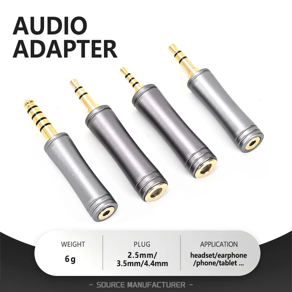 4.4 to 3.5 2.5 HIFI Earphone Adapter Jack 4.4mm Female to 3.5mm 2.5mm Male Balanced Wire Connector Audio Jack Earbud Accessories
4.4 to 3.5 2.5 HIFI Earphone Adapter Jack 4.4mm Female to 3.5mm 2.5mm Male Balanced Wire Connector Audio Jack Earbud Accessories