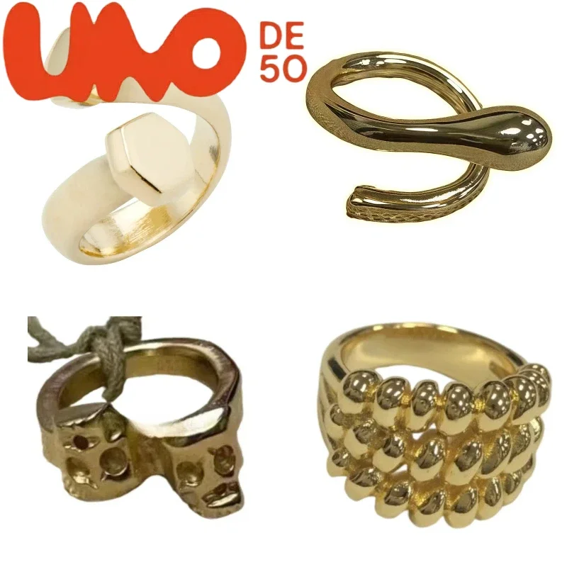 UNOde50 24K Gold-Plated Ring With Silver Accents - Elegant & Affordable Jewelry For Her
UNOde50 24K Gold-Plated Ring With Silver Accents - Elegant & Affordable Jewelry For Her