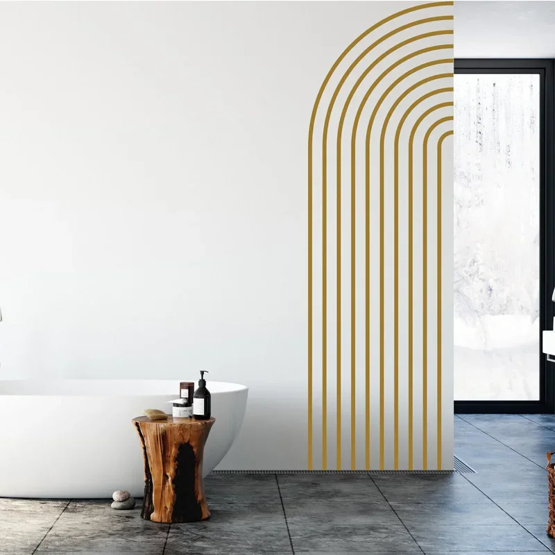 Rainbow Arch, Mid Century Modern Boho Arch Wall Decals Modern Wall Stickers, Nursery Decor, Kids Room Wall Art, Home Decor E560
Rainbow Arch, Mid Century Modern Boho Arch Wall Decals Modern Wall Stickers, Nursery Decor, Kids Room Wall Art, Home Decor E560