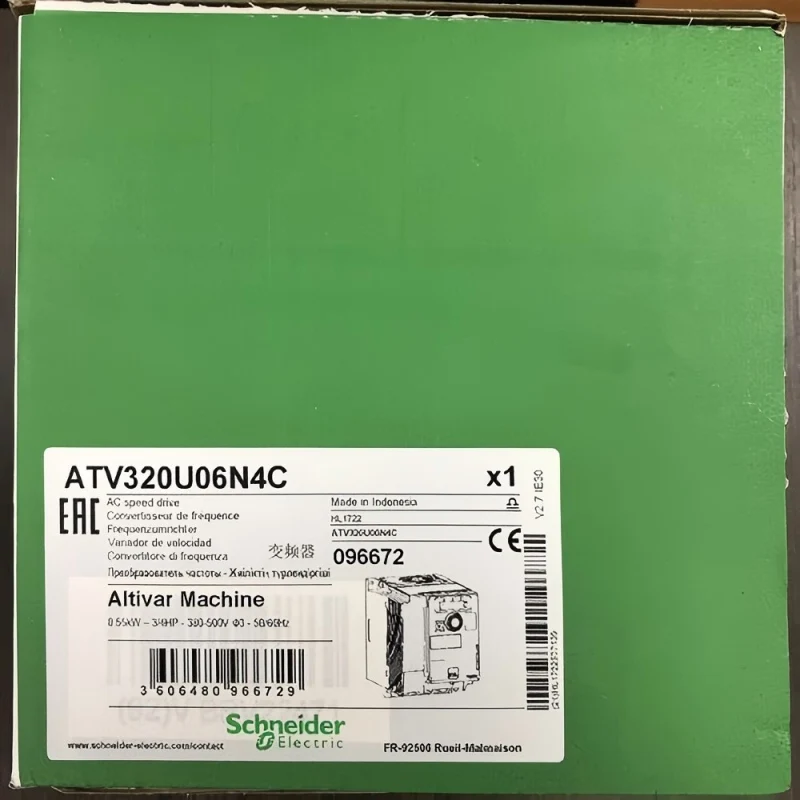 Schneider VFD ATV320U06N4C/ATV320U07N4C
Schneider VFD ATV320U06N4C/ATV320U07N4C