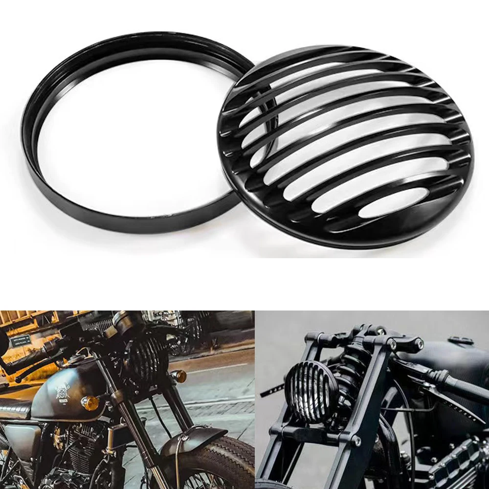 Motorcycle 5.75" 5 3/4" Led Headlight Grill Cover For Sportster XL 883 Iron 1200 04-14 Custom XL1200C Motorcycle headlight cover
Motorcycle 5.75" 5 3/4" Led Headlight Grill Cover For Sportster XL 883 Iron 1200 04-14 Custom XL1200C Motorcycle headlight cover