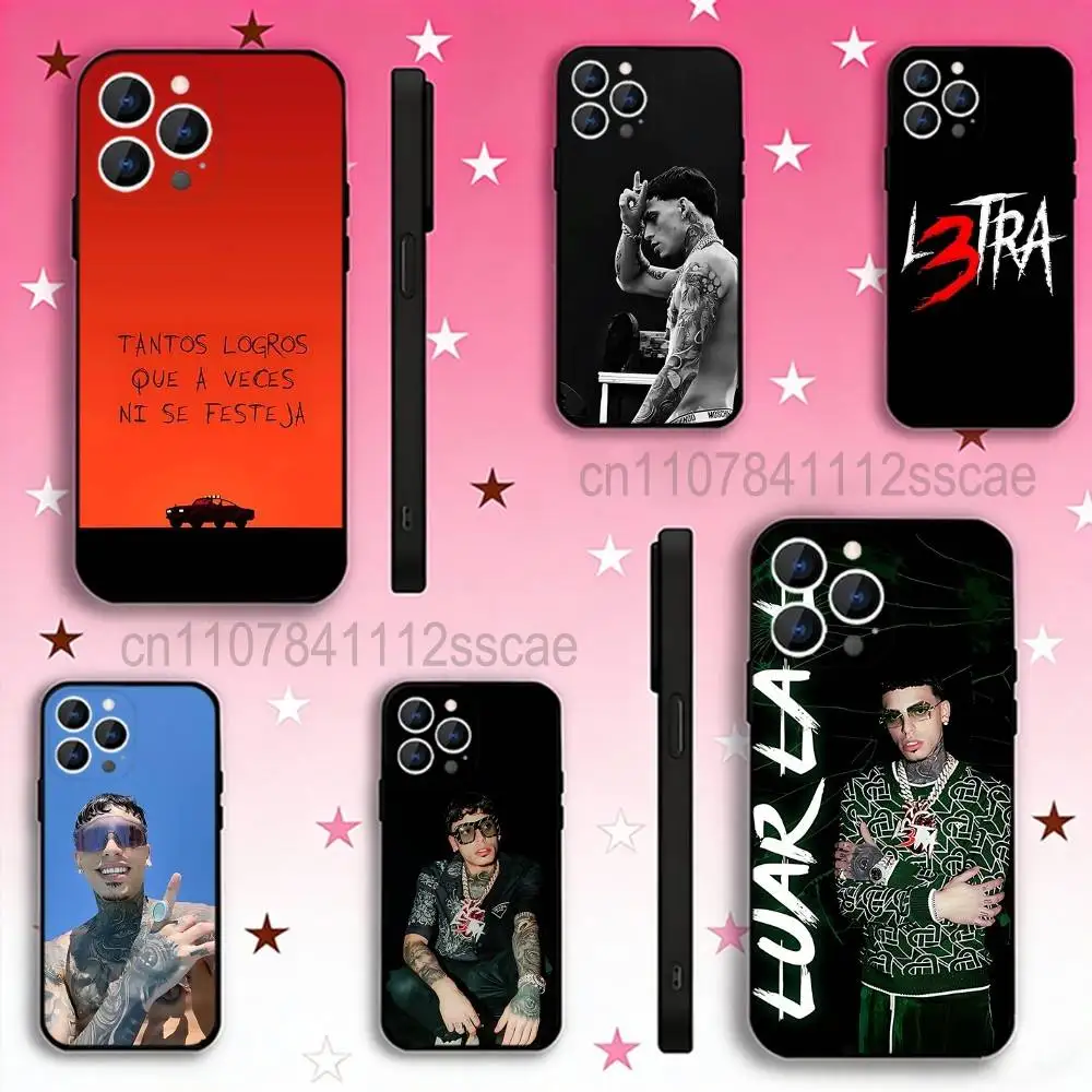 Rapper Luar La L Black Soft Case For iPhone 17 13 14 15 11 16 12 Pro Max Pro Max Plus E Air Mini Phone Cover Shell
Rapper Luar La L Black Soft Case For iPhone 17 13 14 15 11 16 12 Pro Max Pro Max Plus E Air Mini Phone Cover Shell