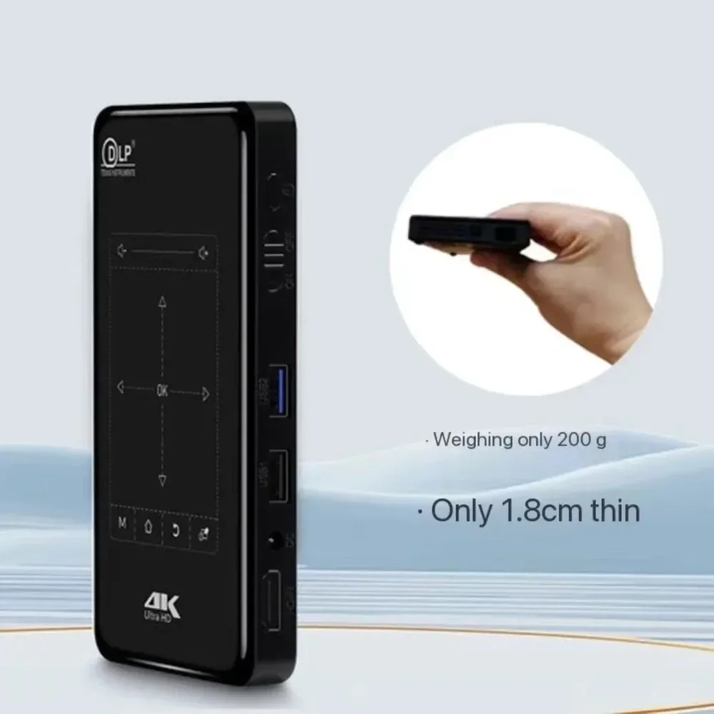 Mini 4K Portable Projector Home Theater 3D DLP Android Smart Wifi Bluetooth Mobile Battery Rechargeable LED Ceiling Car Outdoor
Mini 4K Portable Projector Home Theater 3D DLP Android Smart Wifi Bluetooth Mobile Battery Rechargeable LED Ceiling Car Outdoor