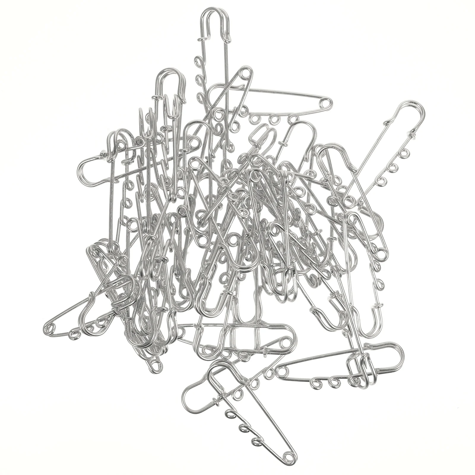 50 Pcs 3-Hole Safety Pin Jumbo Clasp Pins Heavy Duty Big Alloy DIY Brooch Dress
50 Pcs 3-Hole Safety Pin Jumbo Clasp Pins Heavy Duty Big Alloy DIY Brooch Dress