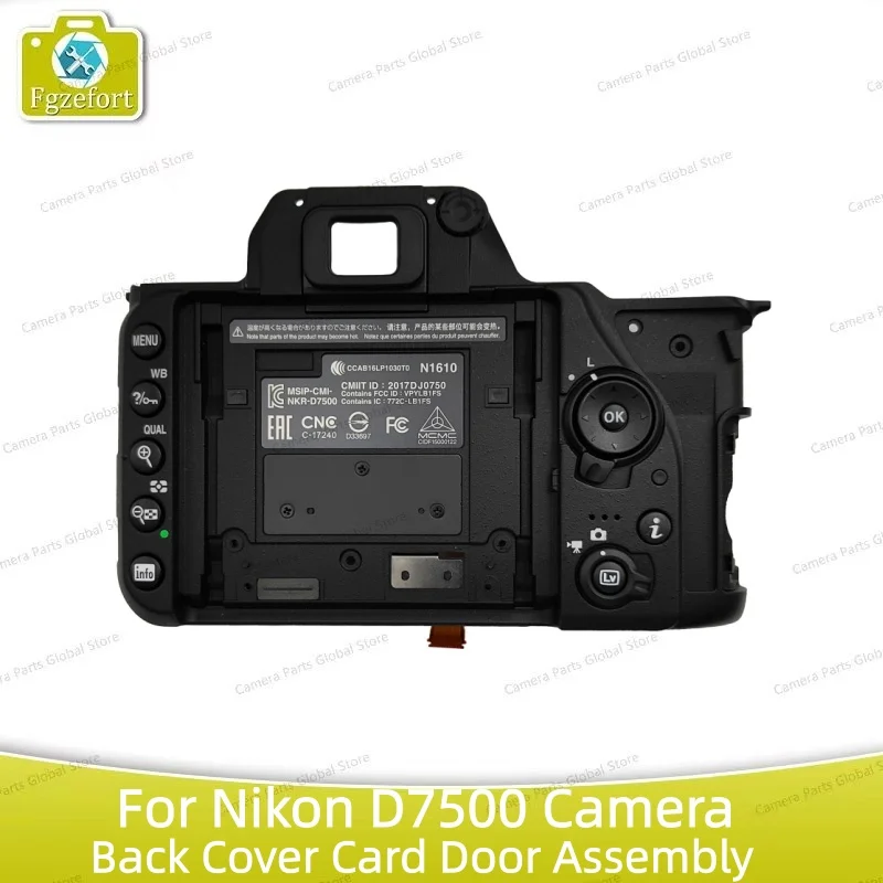 For Nikon D7500 Back Cover Rear Cover w/ LCD Card Door Assembly Repair
For Nikon D7500 Back Cover Rear Cover w/ LCD Card Door Assembly Repair