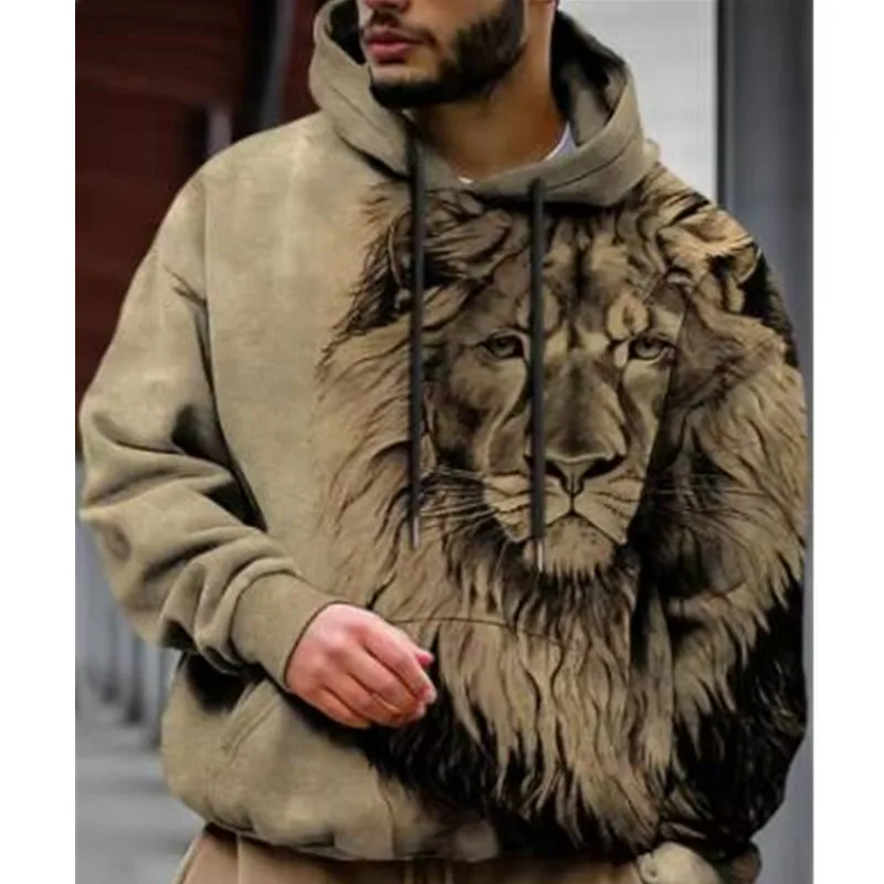 New Spring and Autumn Men's Sportswear Animal Wolf Lion Dragon Tiger 3D Printed Hoodie Neutral Street Casual Hoodie Top K0208
New Spring and Autumn Men's Sportswear Animal Wolf Lion Dragon Tiger 3D Printed Hoodie Neutral Street Casual Hoodie Top K0208