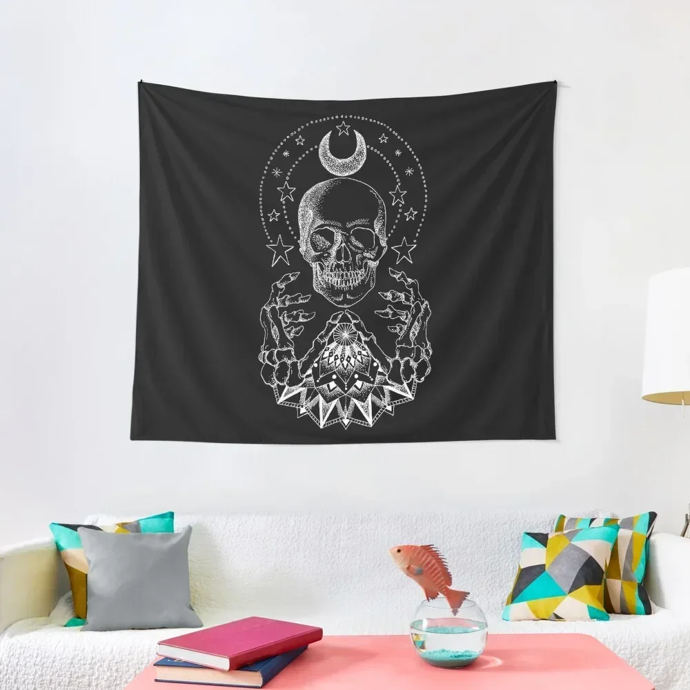 Power Skull Mandala - White Print Tapestry Home And Comfort Decor Decorative Wall Tapestry
Power Skull Mandala - White Print Tapestry Home And Comfort Decor Decorative Wall Tapestry