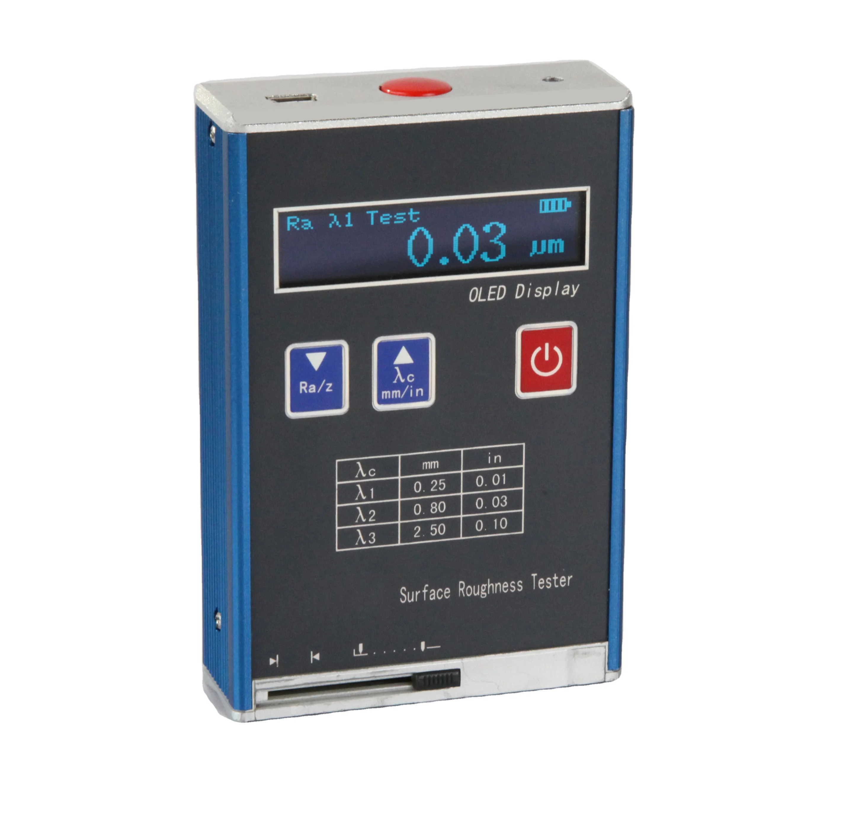 KR-100 Portable Surface Roughness Tester Ra Rz Digital Roughness Meter Nondestructive Testing Equipment
KR-100 Portable Surface Roughness Tester Ra Rz Digital Roughness Meter Nondestructive Testing Equipment