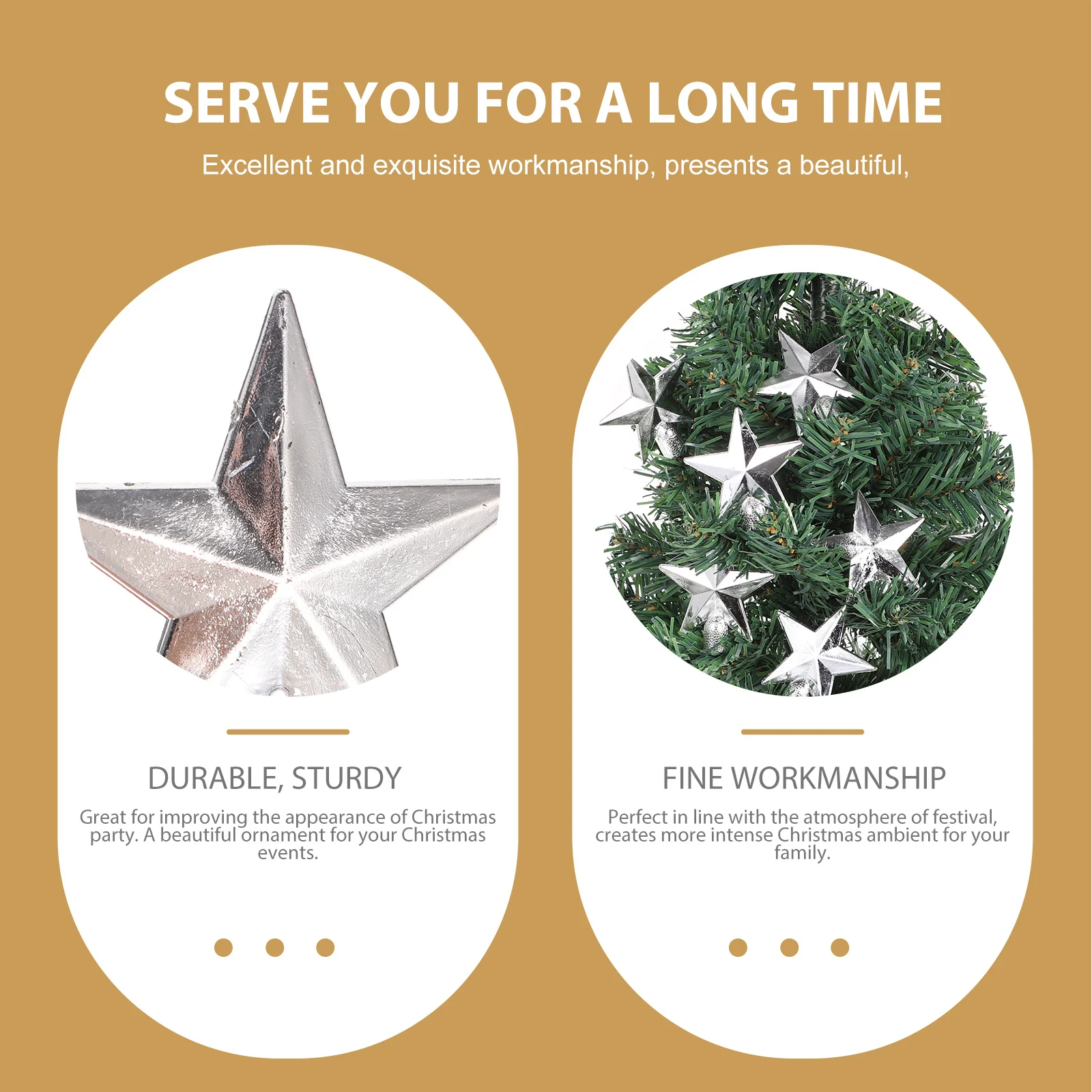 20Pcs Christmas Star Decoration Tree Topper Vintage Home Ornament for Xmas Holiday Party Lovely Ambience Vintage Home Decor
20Pcs Christmas Star Decoration Tree Topper Vintage Home Ornament for Xmas Holiday Party Lovely Ambience Vintage Home Decor