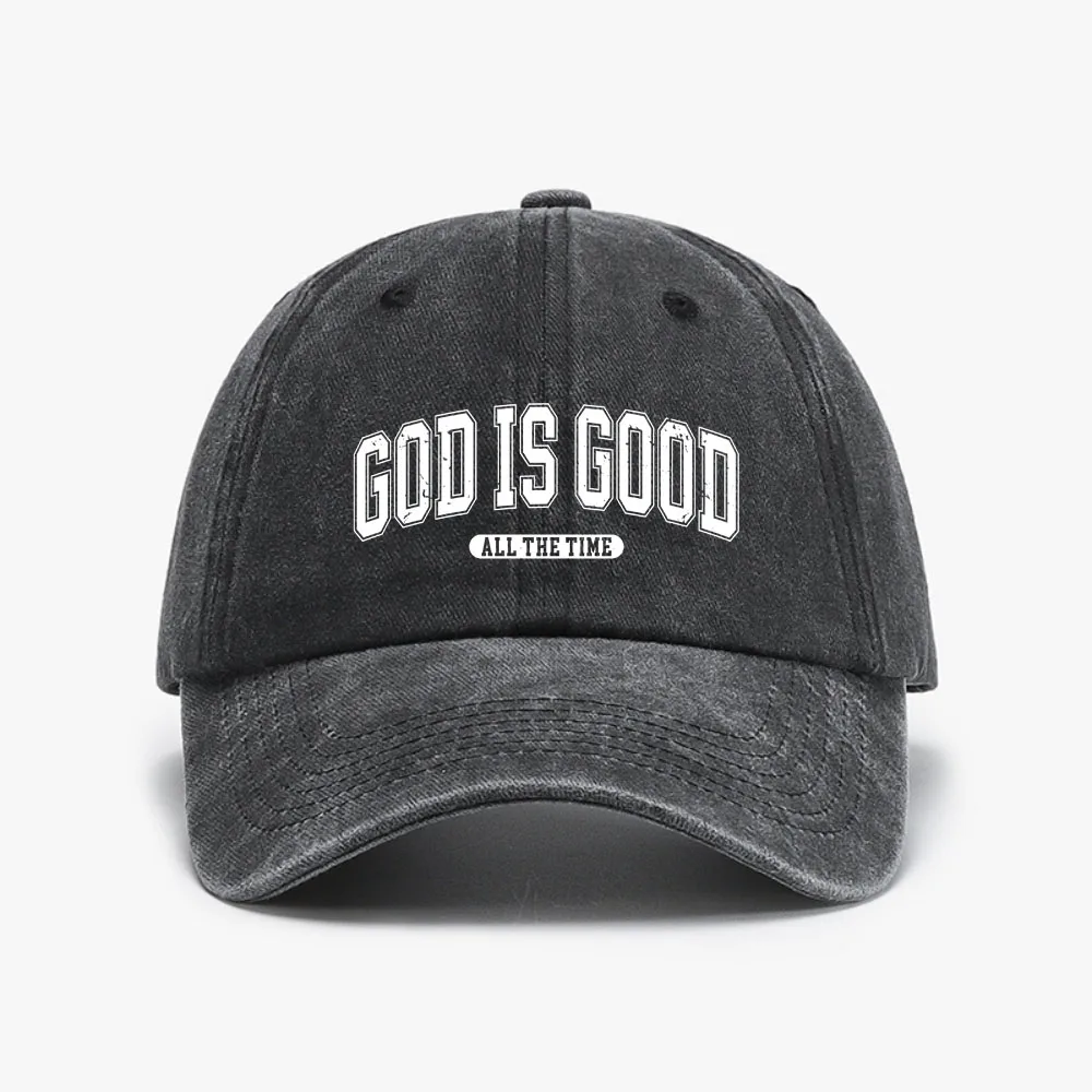 God Is Good All The Time Vintage Distressed Denim Washed baseball cap fashion casual summer adjustable Sunscreen sun hats
God Is Good All The Time Vintage Distressed Denim Washed baseball cap fashion casual summer adjustable Sunscreen sun hats