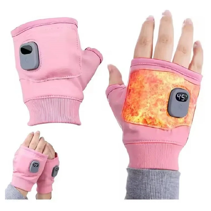 USB Heated Gloves with Battery Long Lasting Men Women Rechargeable Winter Wear 3-Adjustable Setting Office Outdoor Driving Use
USB Heated Gloves with Battery Long Lasting Men Women Rechargeable Winter Wear 3-Adjustable Setting Office Outdoor Driving Use