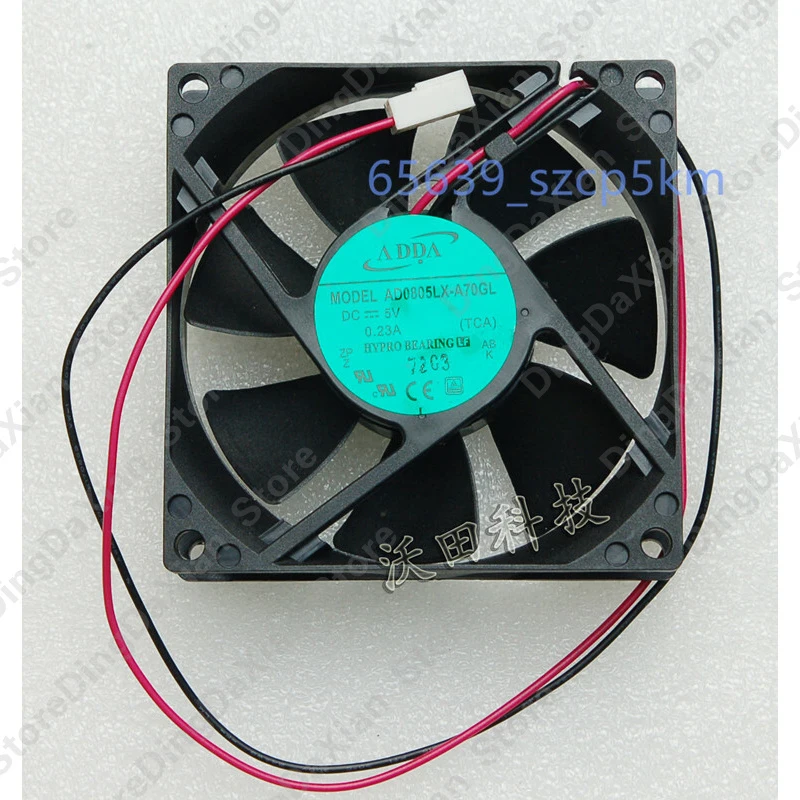 d 1PCS For ADDA AD0805LX-A70GL | DC5V 0.23A 2-Pin Server Fan 80×80×25mm 8CM New
d 1PCS For ADDA AD0805LX-A70GL | DC5V 0.23A 2-Pin Server Fan 80×80×25mm 8CM New