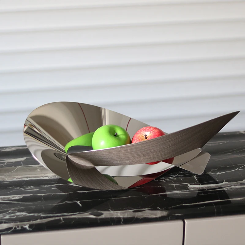 Modern Minimalist Creative Shaped Stainless Steel Fruit Tray Home Use Light Ornament Storage Soft Decoration Sample Room
Modern Minimalist Creative Shaped Stainless Steel Fruit Tray Home Use Light Ornament Storage Soft Decoration Sample Room