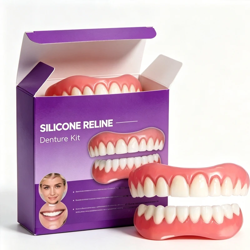 recent Fake Teeth Gap Restoration Silicone Reliner Temporary Upper Lower Denture Soft Comfort Daily Oral Use ck848
recent Fake Teeth Gap Restoration Silicone Reliner Temporary Upper Lower Denture Soft Comfort Daily Oral Use ck848