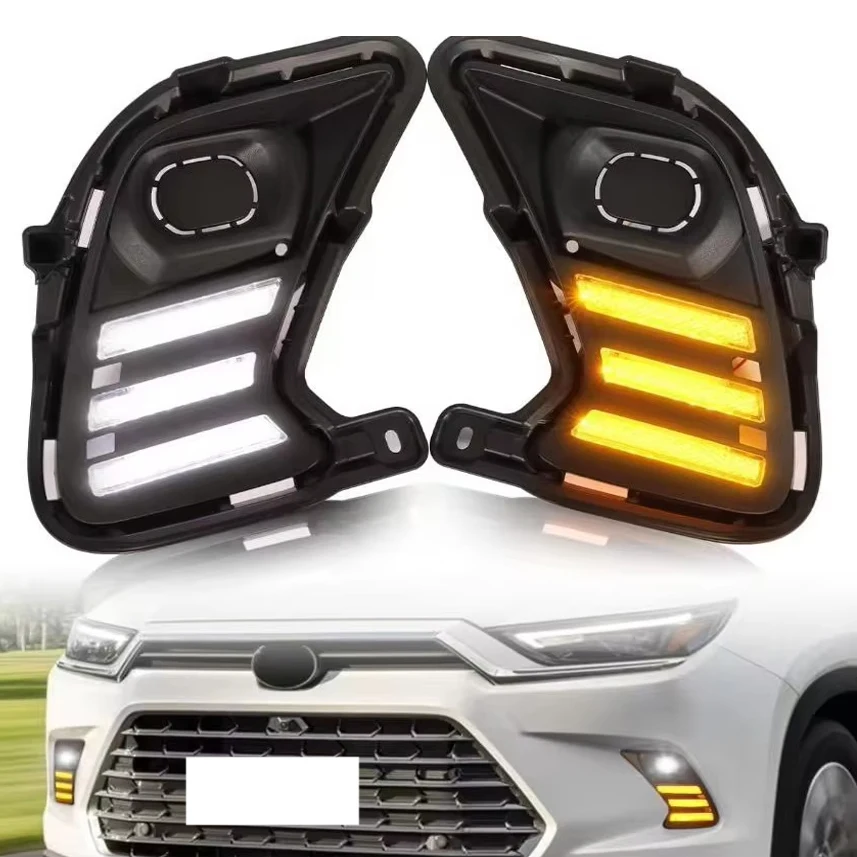 Fog Lamps Front Bumper For Toyota Grand Highlander 2024 2025 LED DRL Daytime Running Lights Cover Harness Switch Accessories 12V
Fog Lamps Front Bumper For Toyota Grand Highlander 2024 2025 LED DRL Daytime Running Lights Cover Harness Switch Accessories 12V
