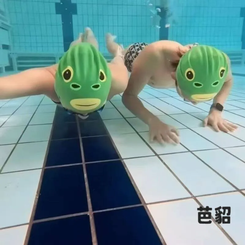 Adult Swimming Cap Silicone Comfortable Non-restrictive Women's Green Head Frog Ugly Cute Waterproof Hair Long Large Head Size
Adult Swimming Cap Silicone Comfortable Non-restrictive Women's Green Head Frog Ugly Cute Waterproof Hair Long Large Head Size