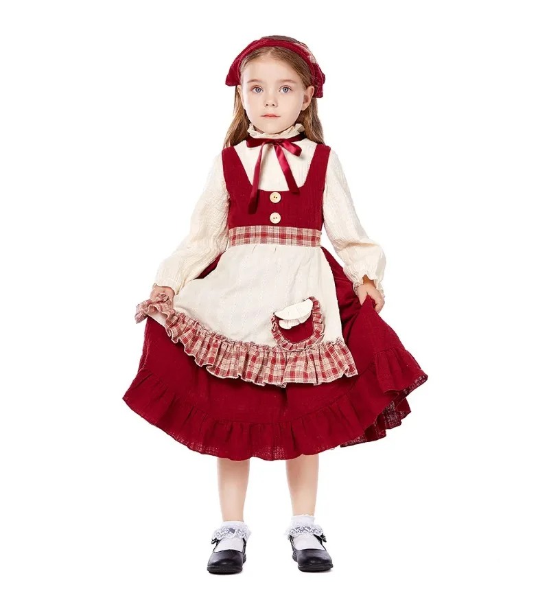 Children Selling Matches Little Girls Cosplay Costumes Stage Plays Rural Farms Maids Commoners Poor People's Halloween clothes
Children Selling Matches Little Girls Cosplay Costumes Stage Plays Rural Farms Maids Commoners Poor People's Halloween clothes
