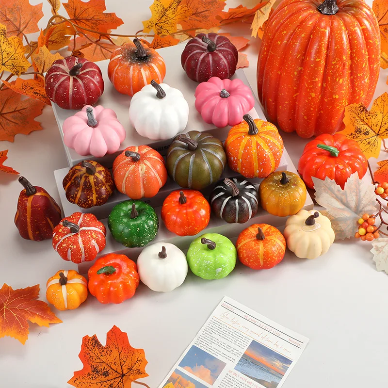 Simulated small pumpkin model, colorful crooked pumpkin, orange pumpkin, holiday party decoration, window display piece
Simulated small pumpkin model, colorful crooked pumpkin, orange pumpkin, holiday party decoration, window display piece