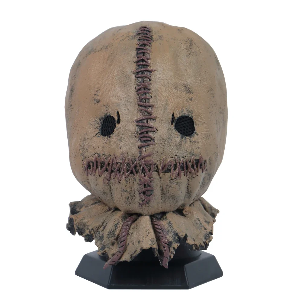 Cosplay Scarecrow Mask Scary Horror Costume Accessory Adult Halloween Mask Latex Props
Cosplay Scarecrow Mask Scary Horror Costume Accessory Adult Halloween Mask Latex Props