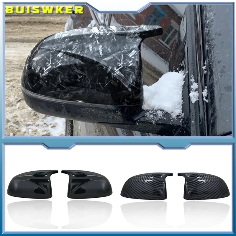 Carbon Fiber Car Rear View Door Wing Side Mirror Cover Caps Shell Case for BMW x3 G01 x4 G02 x5 G05 2018-22 Black M3 Style
Carbon Fiber Car Rear View Door Wing Side Mirror Cover Caps Shell Case for BMW x3 G01 x4 G02 x5 G05 2018-22 Black M3 Style