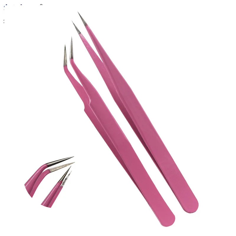 80pcs Precision Pink Stainless Steel Tweezers, Straight Pointed Elbow, Cosmetic, Ciliary, Nail Grafting Clip, Baking Tweezers
80pcs Precision Pink Stainless Steel Tweezers, Straight Pointed Elbow, Cosmetic, Ciliary, Nail Grafting Clip, Baking Tweezers