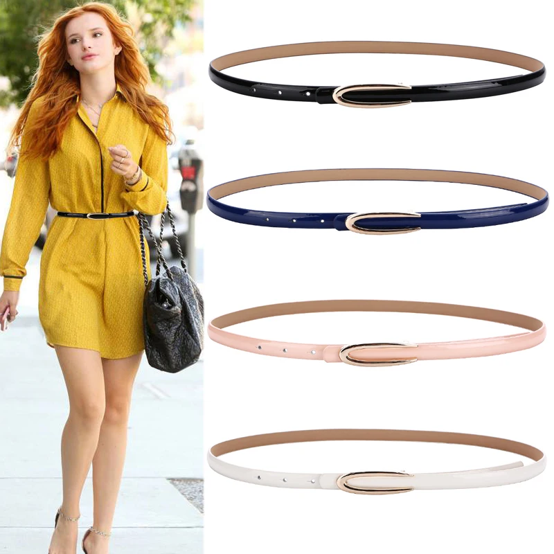 2024 New Women's Cowhide Skinny Leather Belt Ladies Solid Color Fashion Thin Waist Belt Buckle for Jeans
2024 New Women's Cowhide Skinny Leather Belt Ladies Solid Color Fashion Thin Waist Belt Buckle for Jeans